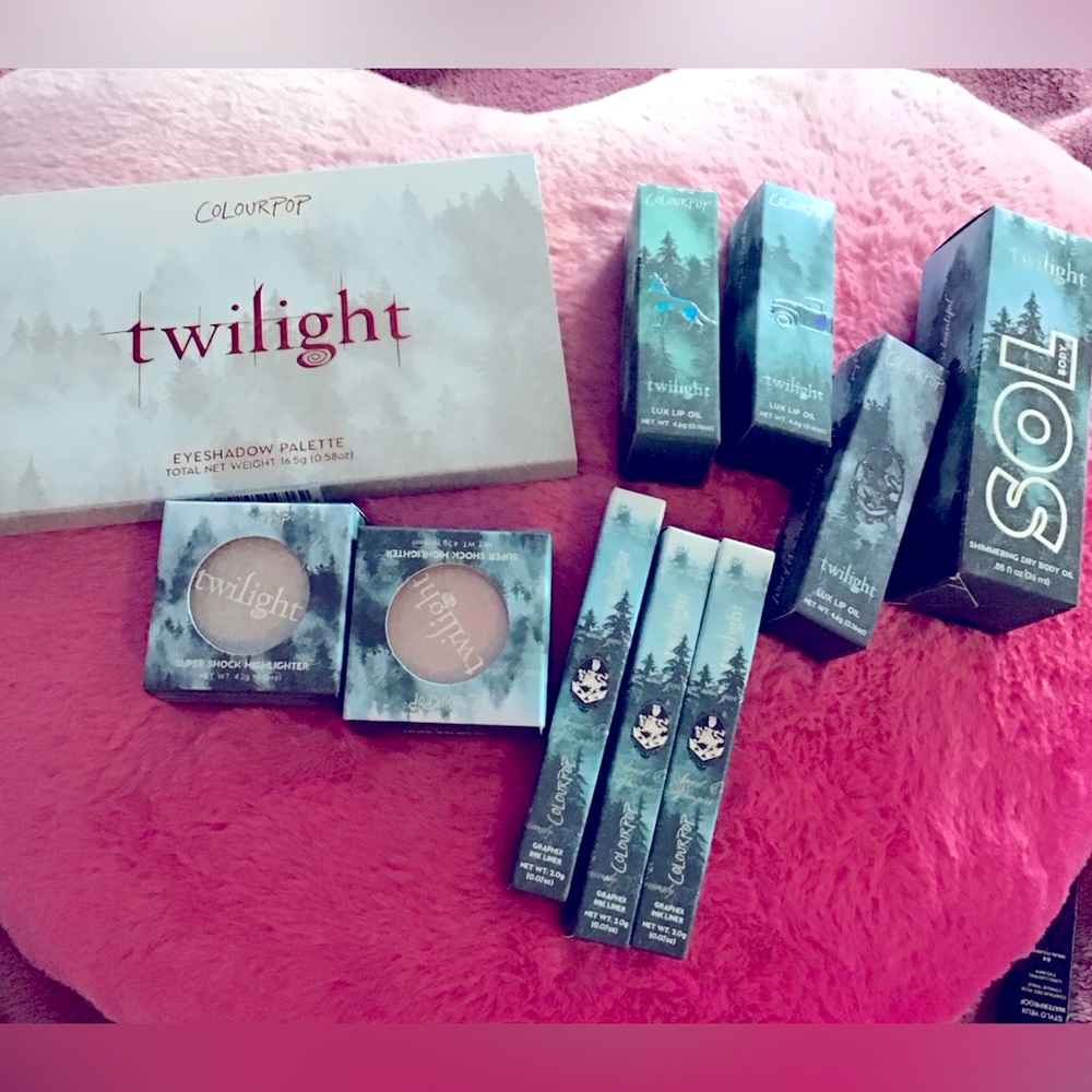 New Colourpop Twilight Full Collection 10 Pcs Eye Palette Lip Oils Eyeliner Body